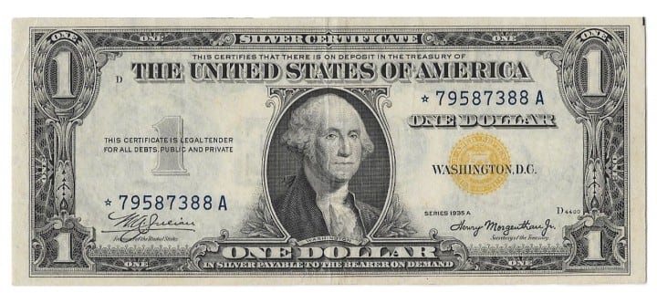 Fr. 2306*, One Dollar, Series of 1935-A STAR, W-162*, PMG Choice Very Fine 35 EPQ Fr. 2306*, One Dollar, Series of 1935-A STAR, W-162*, PMG Choice Very Fine 35 EPQ