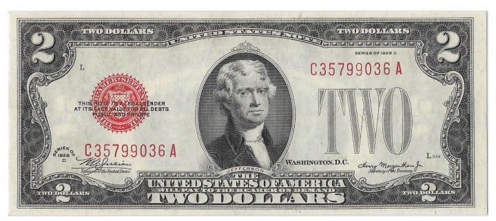 Fr. 1505m, Two Dollars, Series of 1928-D MULE, W-504 MULE, PCGS Very Choice New 64PPQ