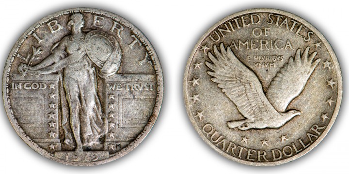 1919 25 C. VF-25